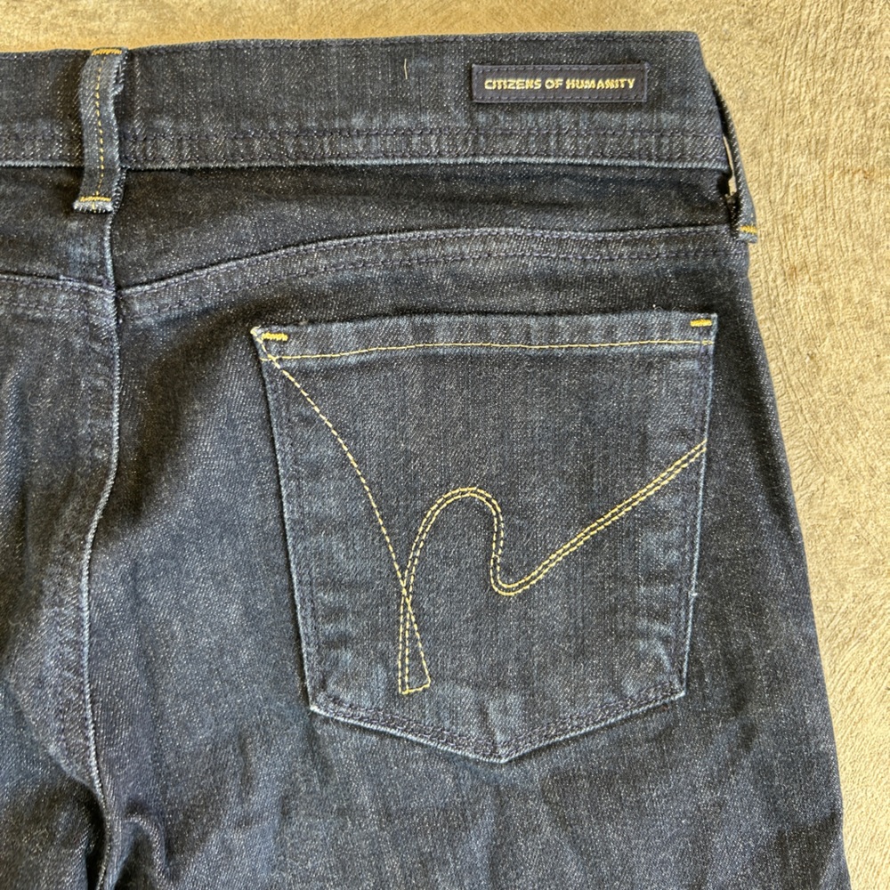 Citizens of Humanity Denim Jeans Ingrid Stretch Low Waist Flare Women Size 28 - Picture 8 of 16